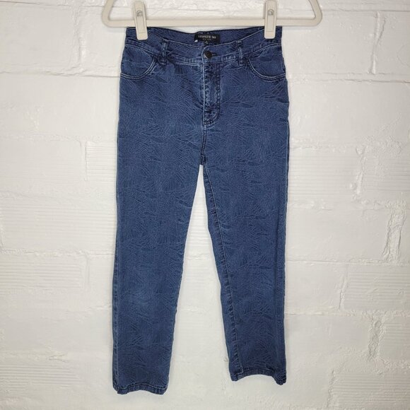 Lafayette 148 New York Denim - Lafayette 148 Women's Size 2 Jeans Textured Print Crop